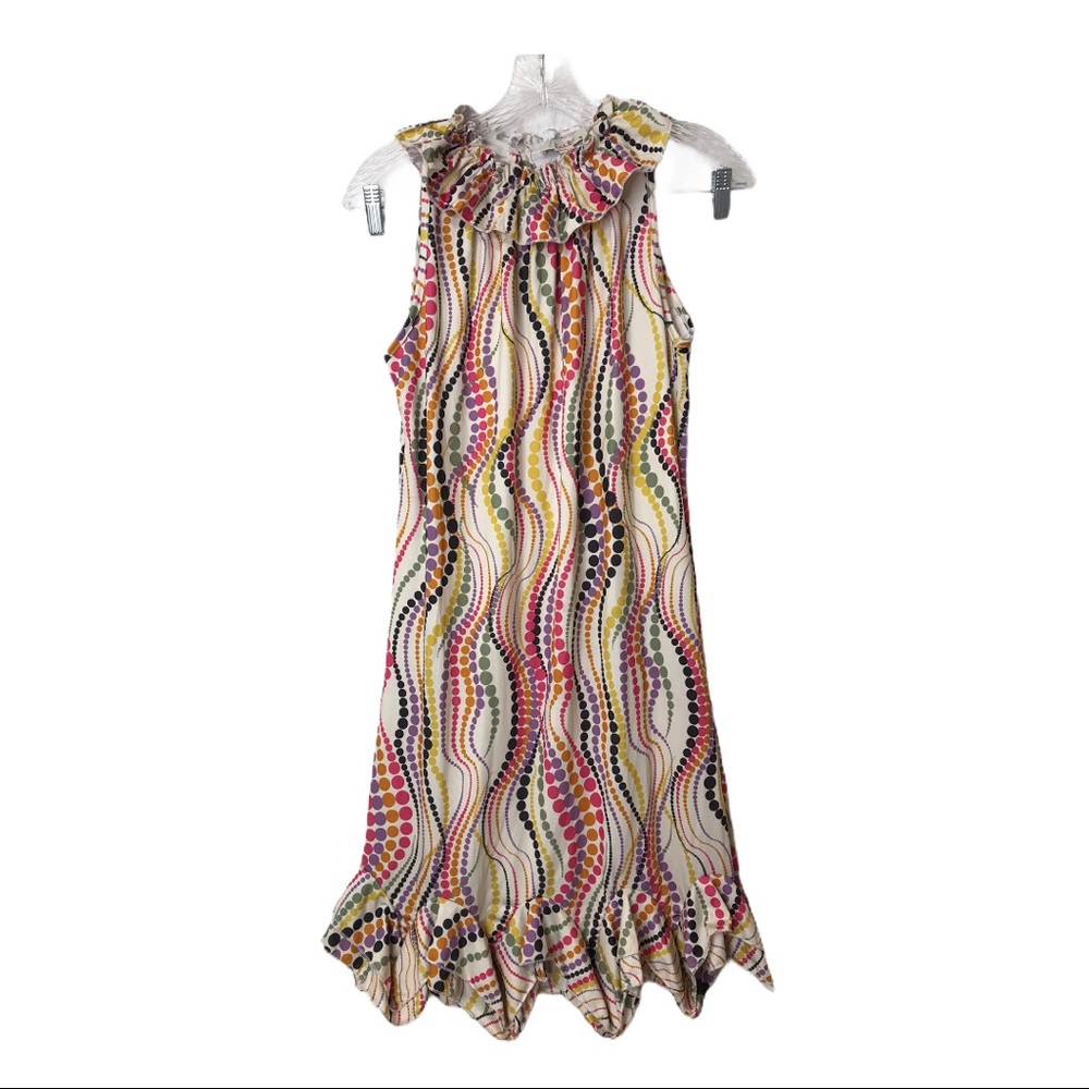 ISLE Sleeveless Abstract Print Dress SIZE Small
